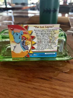 2000 Topps Pokemon TV Animation Edition Series 3 "The Lost Lapras" #OR1 Holo - Image 2