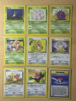 Pokemon Karten Sammlung | Pokemon Karten ~ 1. Edition Dschungel Set Vintage / EX - Image 1
