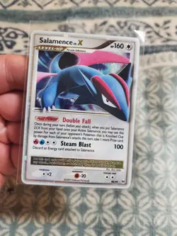 Pokemon Platinum Arceus Salamence Lv.X 98/99 Holo Rare Mod Played - Image 1