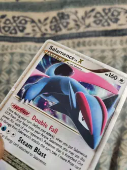 Pokemon Platinum Arceus Salamence Lv.X 98/99 Holo Rare Mod Played - Image 3