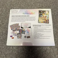 Pokemon TCG Prismatic Evolutions Elite Trainer Box ETB Sealed # 1 with tear - Image 2