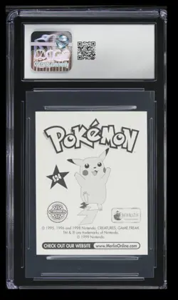 1998 Pokemon Merlin Series 1 Pokeball CGC 10 U.K. #S24 Special Glitter - Image 2