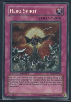 Hero Spirit DPK-ENSE3 Secret Rare Limited Edition Yu-Gi-Oh! View photos - Image 1