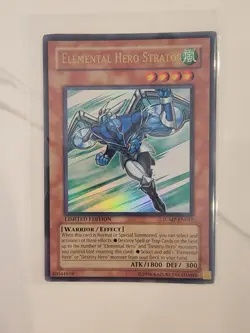 Yugioh TCG Elemental Hero Stratos JUMP-EN012 Ultra Rare - NM - Image 1