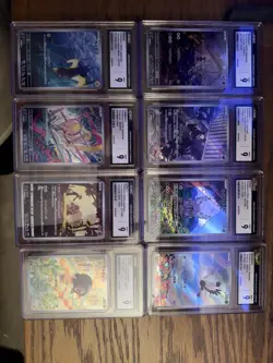 Lot of 8 CGC 9 Japanese Pokemon Cards Art Rare/Character Rare Holos - Image 1