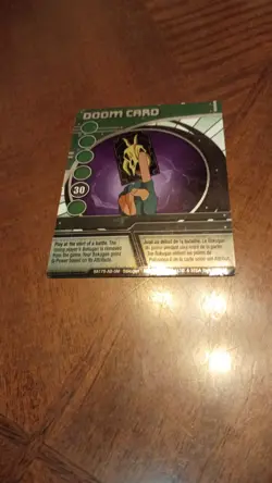 Bakugan Battle Brawler Doom Card Ability Card BA178-AB-SM-GBL Spin Master 46/48 - Image 1