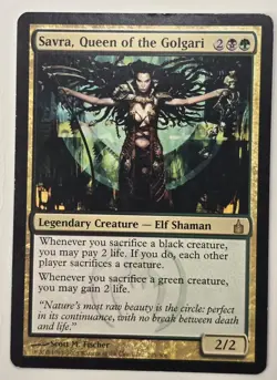 Magic the Gathering Card Savra, Queen of the Golgari Ravnica City of Guilds LP - Image 2
