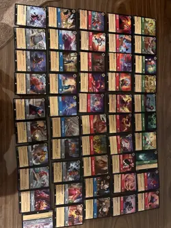 Disney Lorcana Fabled Card Lot Of 100 No Duplicates No Legendary No cold foils - Image 1