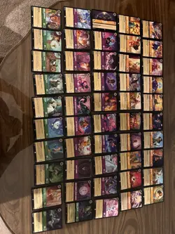 Disney Lorcana Fabled Card Lot Of 100 No Duplicates No Legendary No cold foils - Image 2