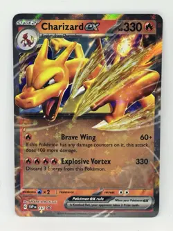 Pokemon TCG Charizard Ex-161 Scarlet & Violet Promo-Holo Card M/Nm Condition - Image 1