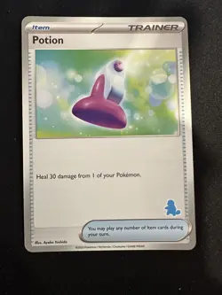 POKEMON TCG POTION ITEM CARD MY FIRST BATTLE SQUIRTLE DECK ENGLISH - Image 1