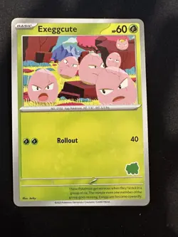POKEMON TCG EXEGGCUTE CARD MY FIRST BATTLE BULBASAUR DECK ENGLISH - Image 1