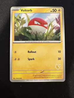 POKEMON TCG VOLTORB CARD MY FIRST BATTLE PIKACHU DECK ENGLISH - Image 1