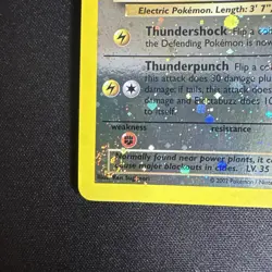 *4 SWIRLS* Electabuzz Reverse Holo LP Light Play Best of Game Promo Pokemon Card - Image 2