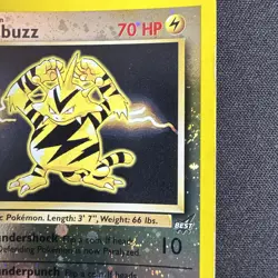 *4 SWIRLS* Electabuzz Reverse Holo LP Light Play Best of Game Promo Pokemon Card - Image 4