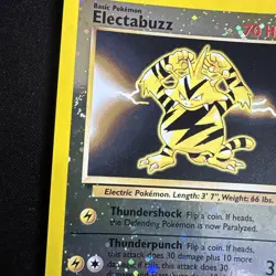 *4 SWIRLS* Electabuzz Reverse Holo LP Light Play Best of Game Promo Pokemon Card - Image 5