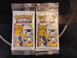 2) sealed Pokemon trading card game cards MPG 120 vintage cereal prize - Image 1