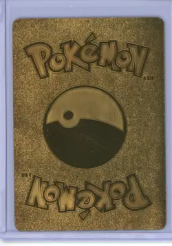 Pokemon Gold Foil Fan Art Card CHARMANDER BULBASAUR SQUIRTLE GX 140HP 3/99 - Image 2