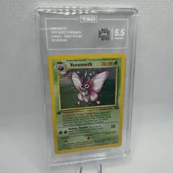TAG 5.5 Venomoth 1999 Jungle 1st Edition 13/64 Holo Pokemon Card - Image 1