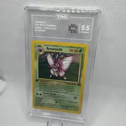 TAG 5.5 Venomoth 1999 Jungle 1st Edition 13/64 Holo Pokemon Card - Image 2