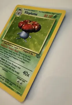 Pokemon TCG Vileplume Holo Rare Jungle Card 15/64 Excellent Condition 1999 - Image 2
