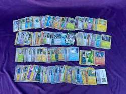 Lot of 222 Pokemon Holos and Regular Various Years Pokemon Cards - Image 1