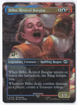 Bilbo, Retired Burglar U Prerelease Cards 403 NM - Image 1