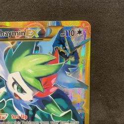 Shaymin EX 77a/108 XY Alternate Art Promo 2017 English Pokemon Card - Image 4