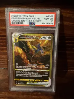 Pokemon Card - Origin Forme Dialga Vstar GG68/GG70 Crown Zenith - PSA 10 GemMint - Image 1