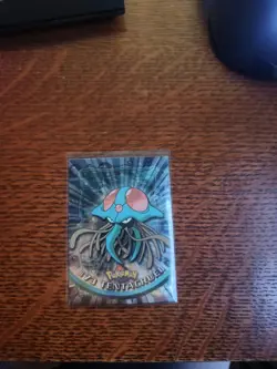 Pokemon Card TOPPS Tentacruel #73 TV Animation Black Logo Holo FOIL Textured NM - Image 3