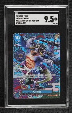 2023 One Piece Card Game: Awakening of the New Era OP05 Kaido SGC 9.5 Mint+ - Image 1