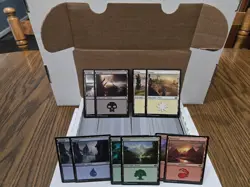 500 Magic The Gathering Basic Land Lot 100 Each Color MTG Bulk TCG Mana - Image 1