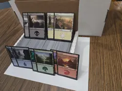 500 Magic The Gathering Basic Land Lot 100 Each Color MTG Bulk TCG Mana - Image 3