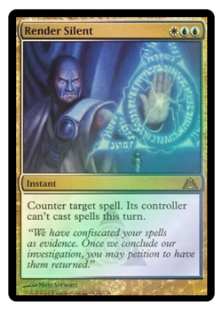 MTG Render Silent Dragon's Maze (DGM) #96/156 Instant Counter Foil No Cast - NM - Image 1