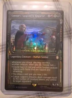 Caesar, Legion's Emperor (Showcase) Universes Beyond: Fallout Foil - Image 1