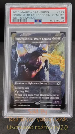 PSA 10 GEM MINT - Spacegodzilla, Death Corona Showcase - Ikoria 2020 - Image 1