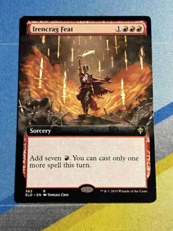 Magic the Gathering MTG Throne of Eldraine IRENCRAG FEAT Extended Art - Image 1