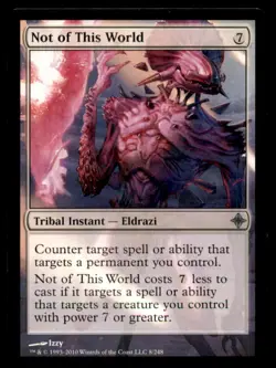 MTG Not of This World LP Light Play Rise of the Eldrazi [3537] - Image 1