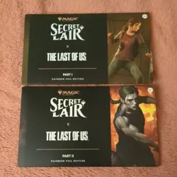 MTG Secret Lair x The Last Of Us Part 1 & Part 2 Rainbow FOIL *NEW* - Image 1