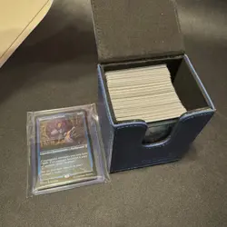 200x MTG Blue Rare Mythic Lot Mono-Blue Collection Commander w/ Deck Box - Image 2