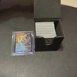 200x MTG Black Rare Mythic Lot Mono-Black Collection Commander w/ Deck Box - Image 2