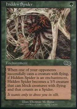 MTG - Hidden Spider - Urza's Saga - NM, English Magic FLAT RATE SHIP - Image 1