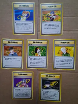 Vintage Pokemon Lot Pokemon Trainer Set Japanese Gym - Image 1