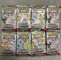 POKEMON PRISMATIC EVOLUTIONS (LOT OF 80) BOOSTER PACKS FACTORY SEALED - Image 2