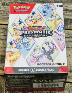 Pokemon TCG Scarlet & Violet Prismatic Evolutions Booster Bundle FACTORY SEALED - Image 1