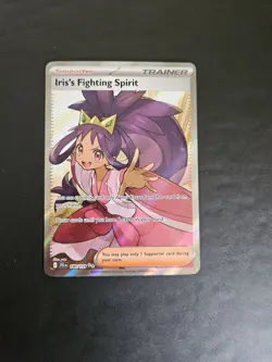 Pokemon TCG Iris's Fighting Spirit 180/159 Full Art S&V Journey Together - Image 1