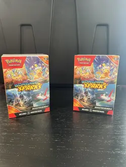 Pokemon TCG Scarlet and Violet Surging Sparks Booster Bundle, Sealed Lot of 2 - Image 1
