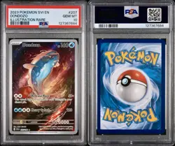 POKEMON PSA 10 DONDOZO ILLUSTRATION RARE 207/198 SCARLET e VIOLET ENGLISH 2023! - Image 3