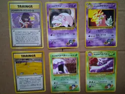 Vintage Pokemon Lot Pokemon Evolution Progression Japanese Gym - Image 1
