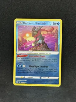 Pokemon-Radiant Greninja 046/189: Astral Radiance - Image 1